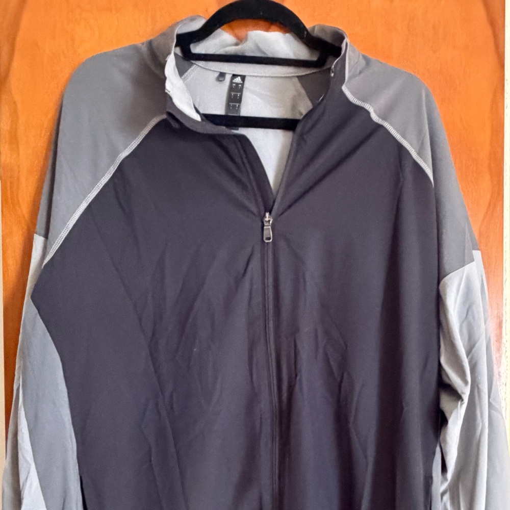 Men's Lightweight Athletic Black and Gray Jacket